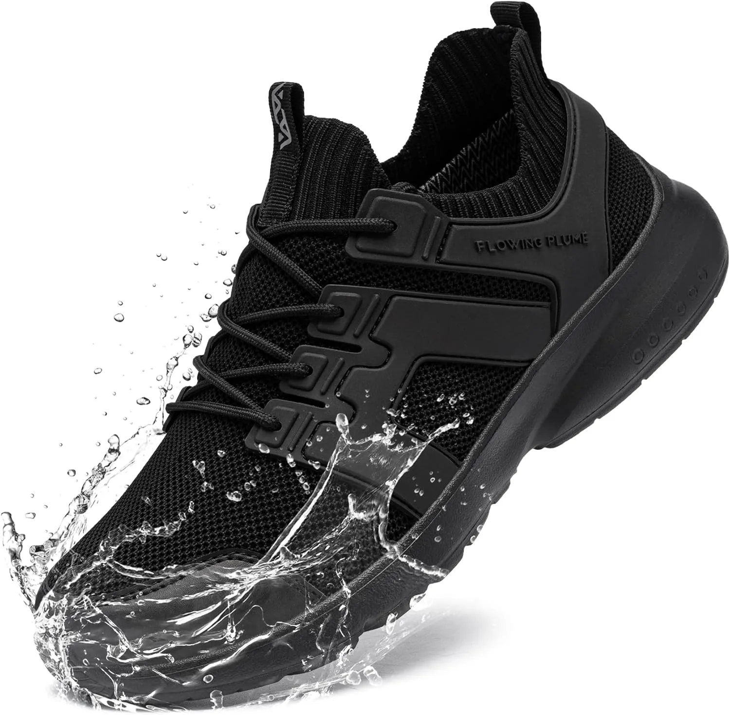 FLOWING PLUME Waterproof Shoes for Men Women Lightweight Tennis Sneaker Slip-Resistant Walking Running Shoes