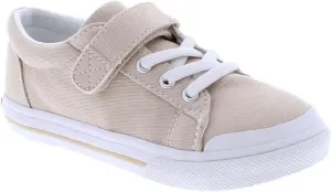 FOOTMATES Jordan Strap Canvas Flats Boys and Girls Shoes - Tennis Sneakers w/Wide Toe Box, Custom-Fit Insoles, Vulcanized Outsoles - for Infants, Toddlers, Little Kids, Ages 0-8