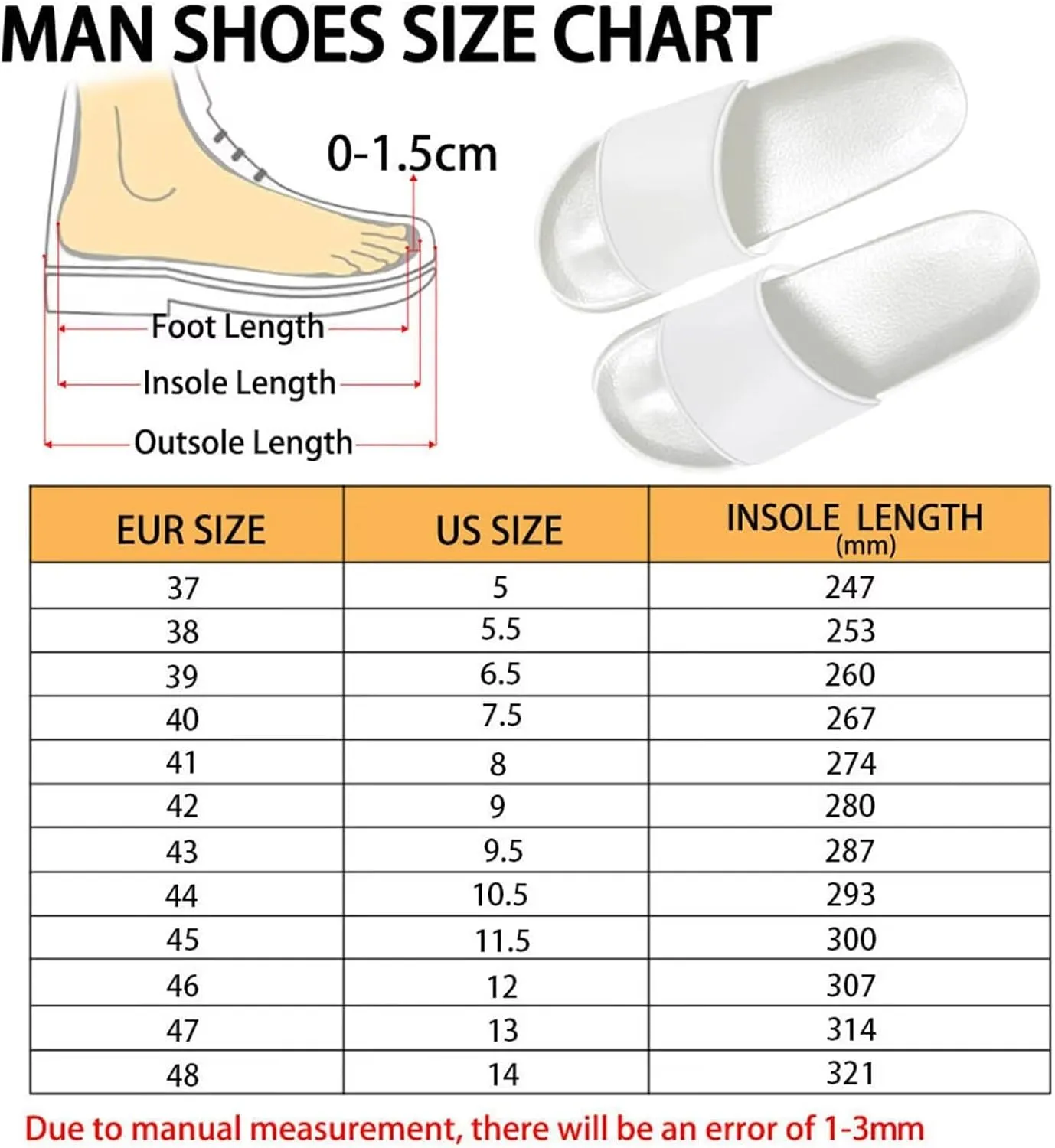 Forchrinse Bee Womens Slides Sandals Mens Home Slippers Non Slip Shower Shoes Lightweight Flat Sandals for Beach Pool
