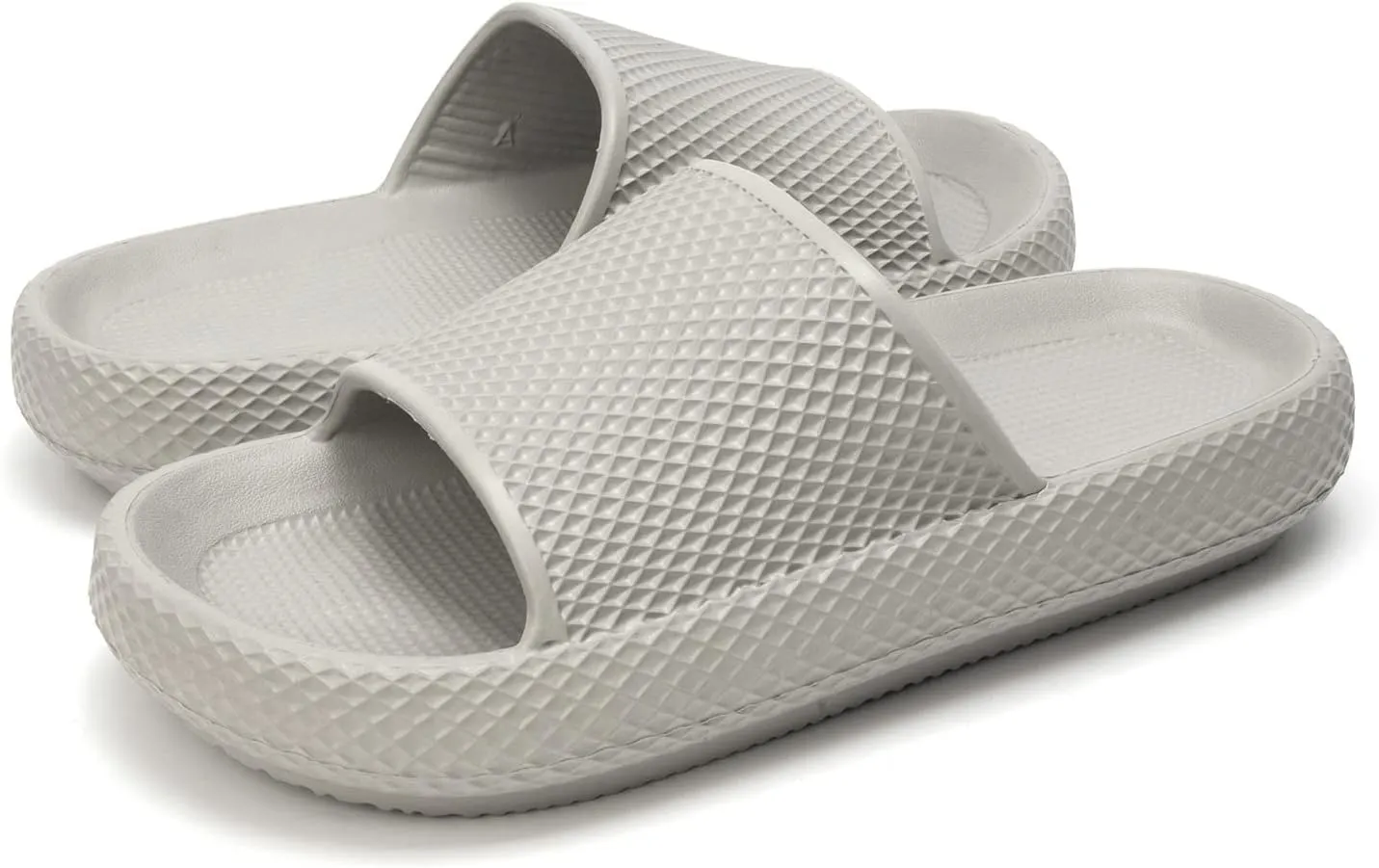 FUNKYMONKEY Slides for Women Quick Drying Non-Slip Bathroom Shower Sandals