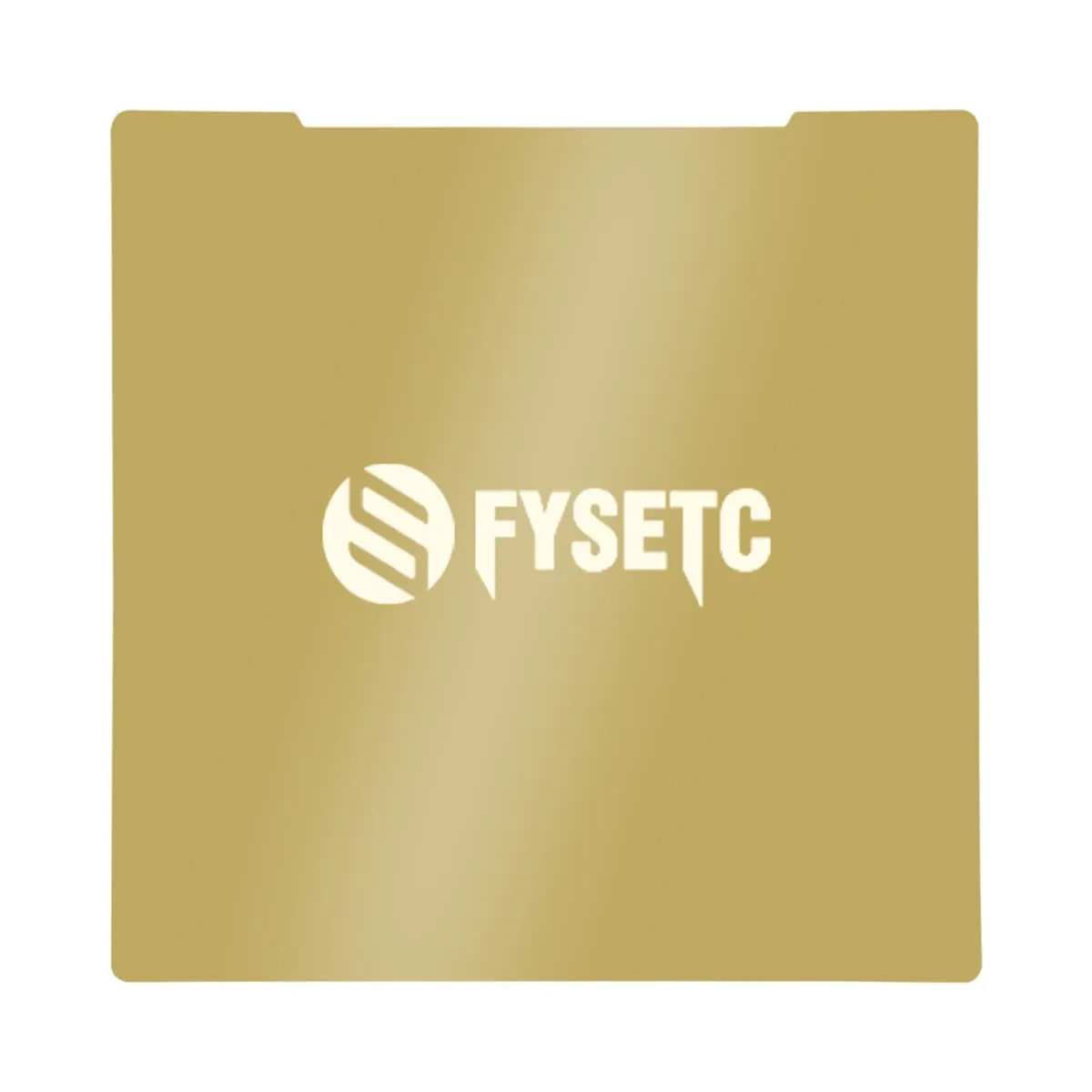 FYSETC Prus I3 MK52 MK3S Build Plate: Gold Textured - Smooth Double Sided 253.8x241mm JanusBPS Spring Steel Sheet Flexible PEI Sheet Heated Bed Platform for MK52 MK2.5 MK3 MK3S Printer