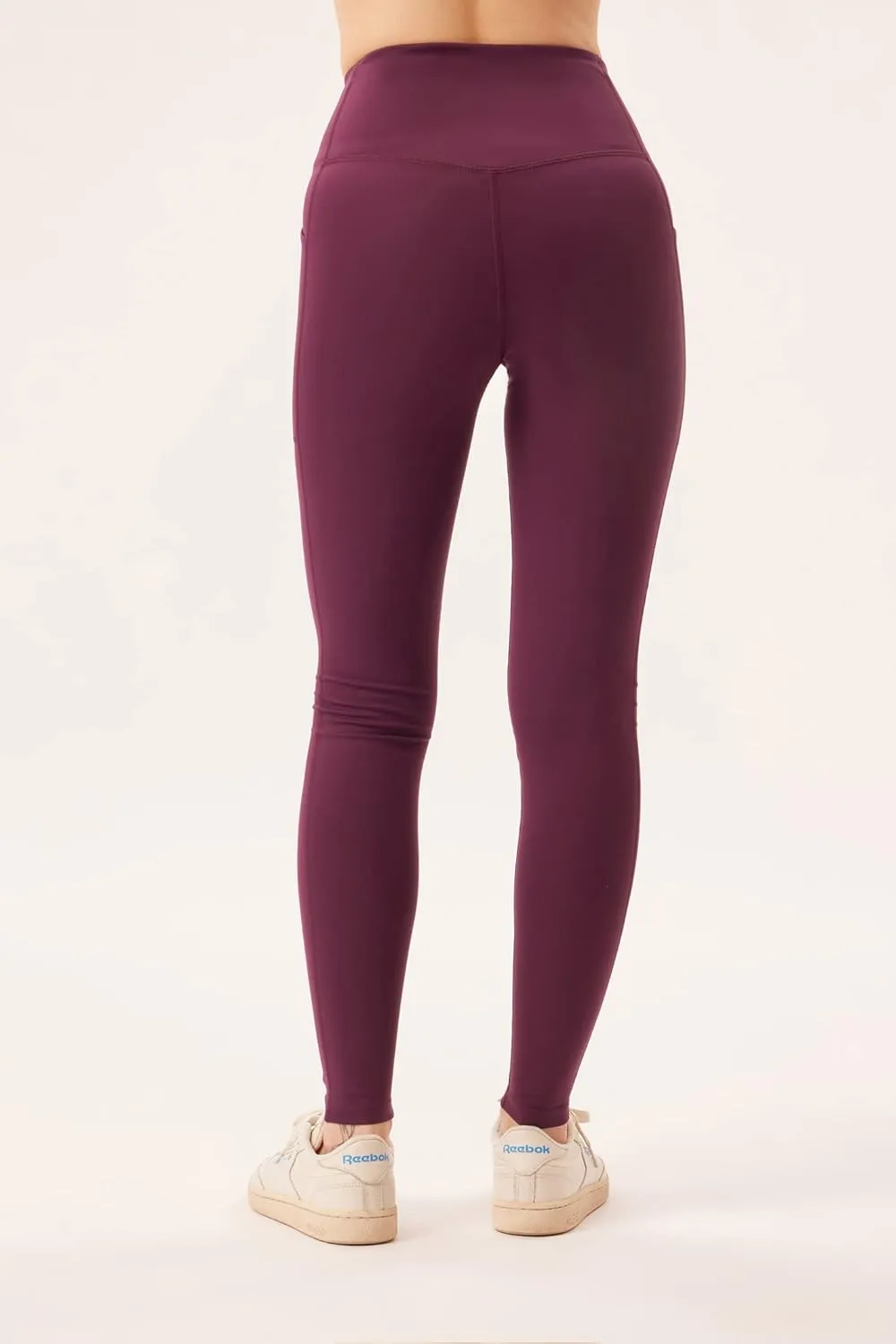 Girlfriend Collective Compression Pocket Leggings for Women, High Rise Waist Pants for Yoga Workout Plus Size 28.5" Inseam