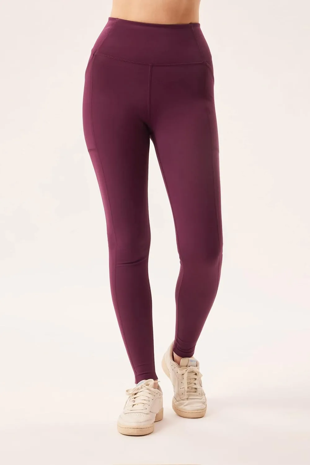 Girlfriend Collective Compression Pocket Leggings for Women, High Rise Waist Pants for Yoga Workout Plus Size 28.5" Inseam
