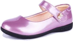 Girls Mary Jane Strap School Uniform Dress Flat Ballet Shoes