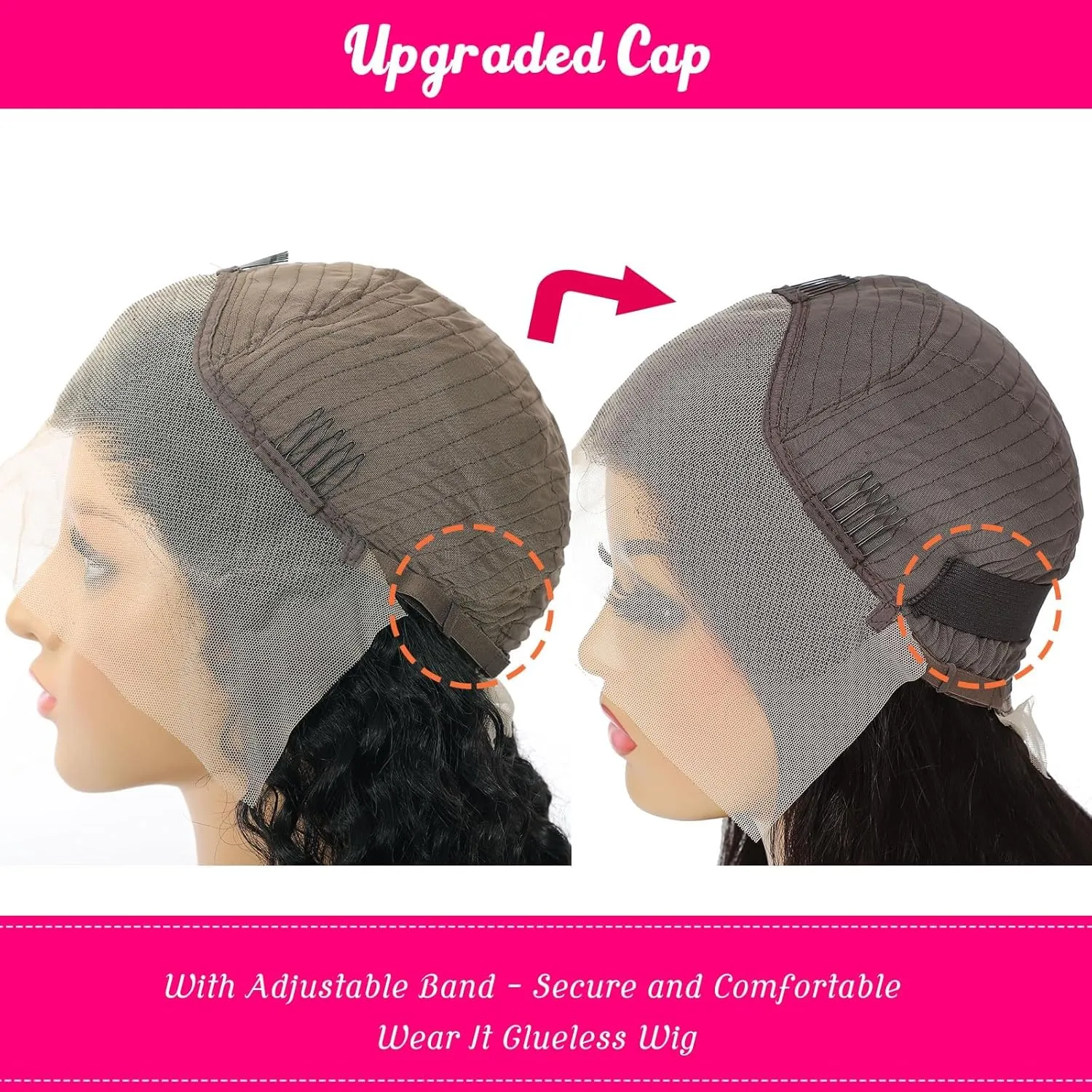 GOLFMAX 18 Inch Yaki Straight Lace Front Wigs Human Hair 13x4 Transparent HD Lace Front Wig Kinky Straight Human Hair Wigs For Black Women Pre Plucked kinkycurly wig human hair