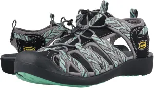 GRITION Hiking Sandals Women Closed Toe, Waterproof Lightweight Adjustable Hiking Athletic Sandals, Breathable For Beach Summer Adventure Comfortable Outdoor Sport