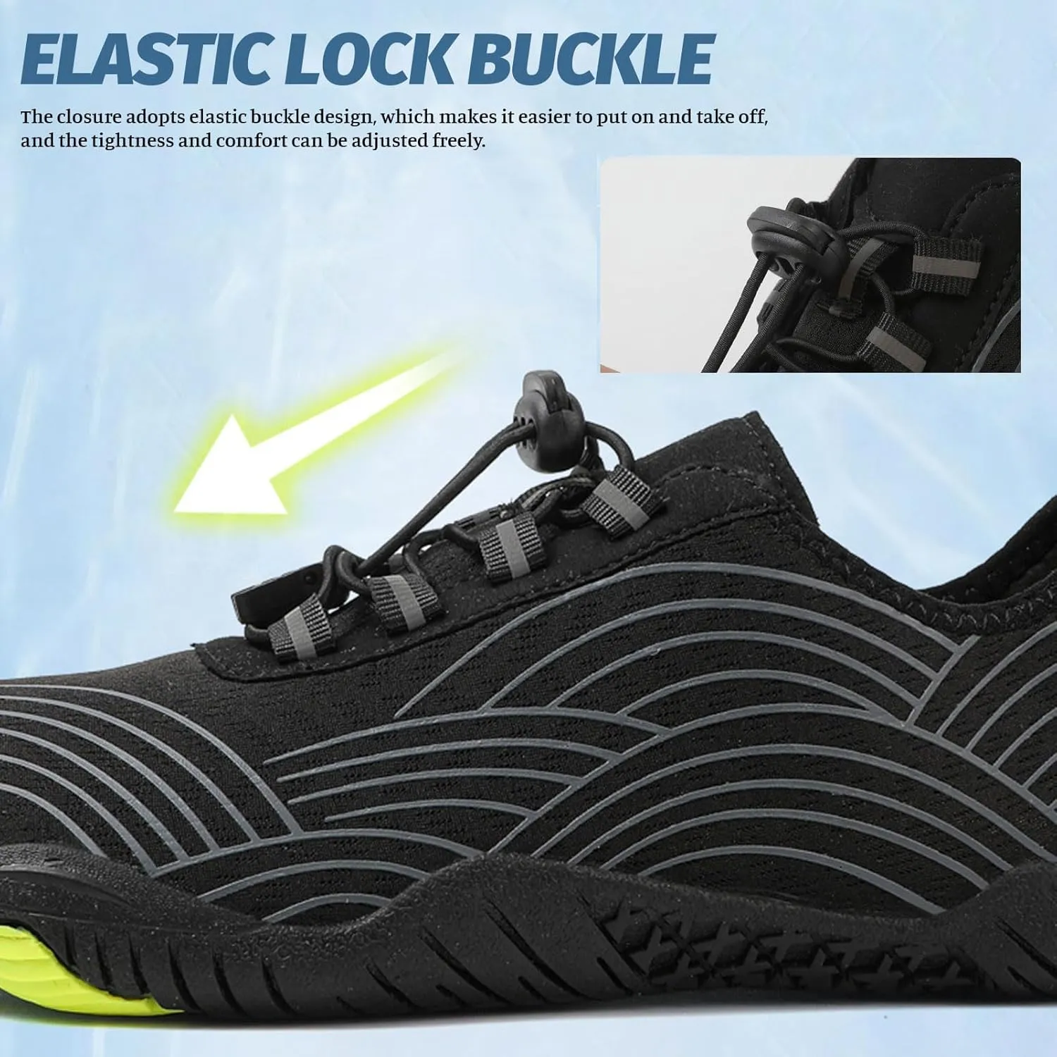 Grounded Women Men Wide Toe Box Barefoot Grounding Quick Dry Breathable Non Slip Hike Water Shoes for Swim Surf Hiking Outdoor Sports Neuropathy Comfort Footwear