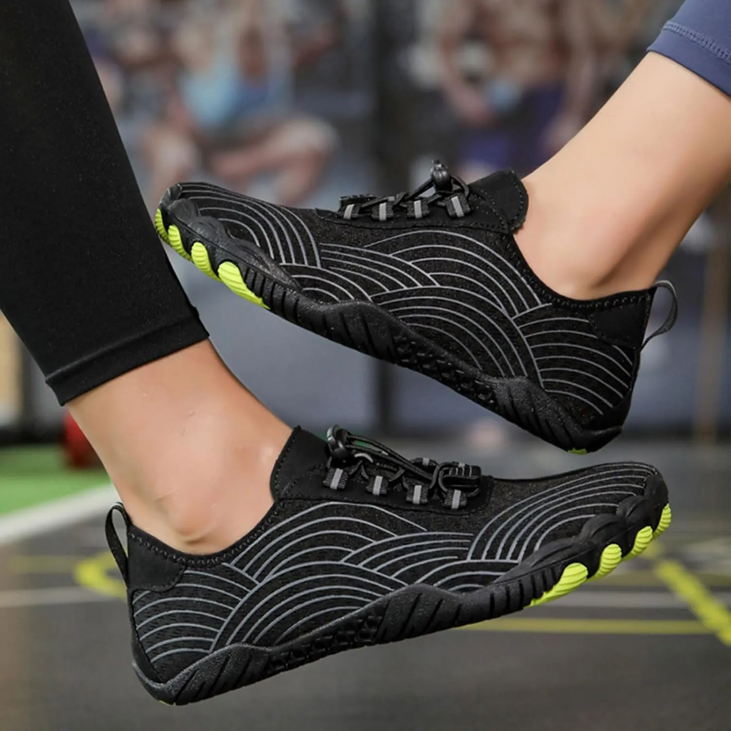 Grounded Women Men Wide Toe Box Barefoot Grounding Quick Dry Breathable Non Slip Hike Water Shoes for Swim Surf Hiking Outdoor Sports Neuropathy Comfort Footwear