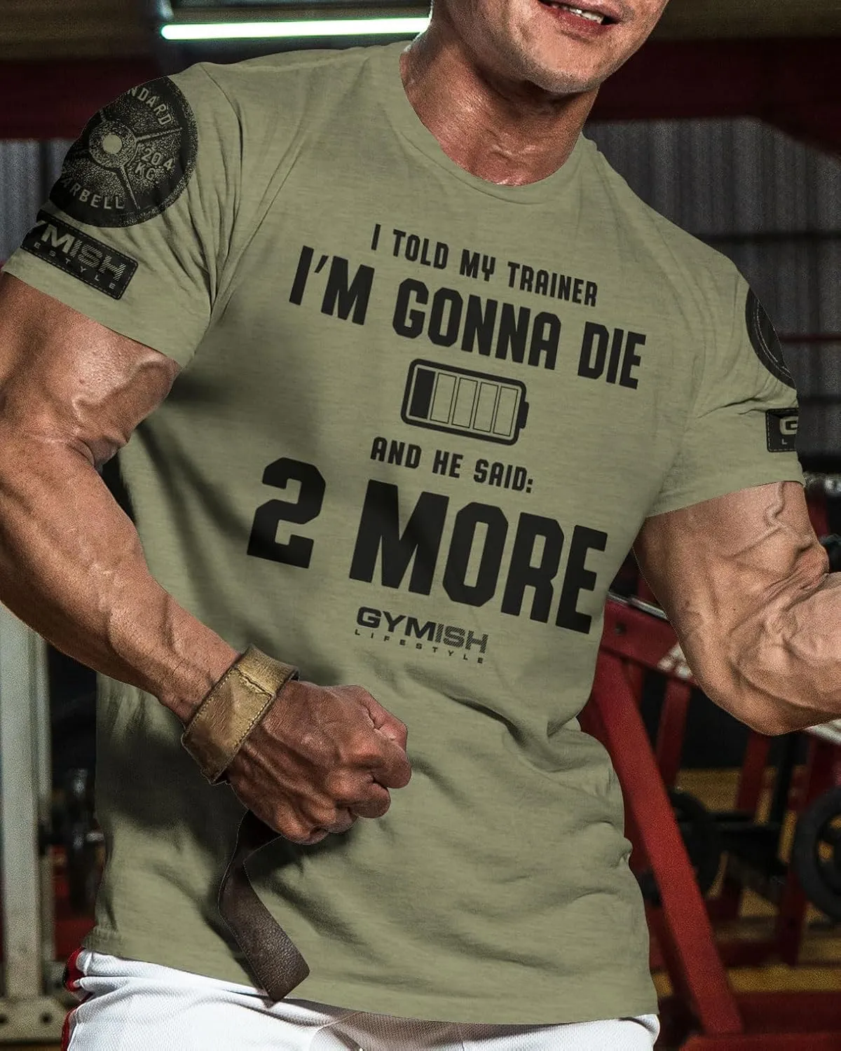 Gymish Lifestyle 2 More Workout Shirts for Men, Motivational T-Shirt for Gym