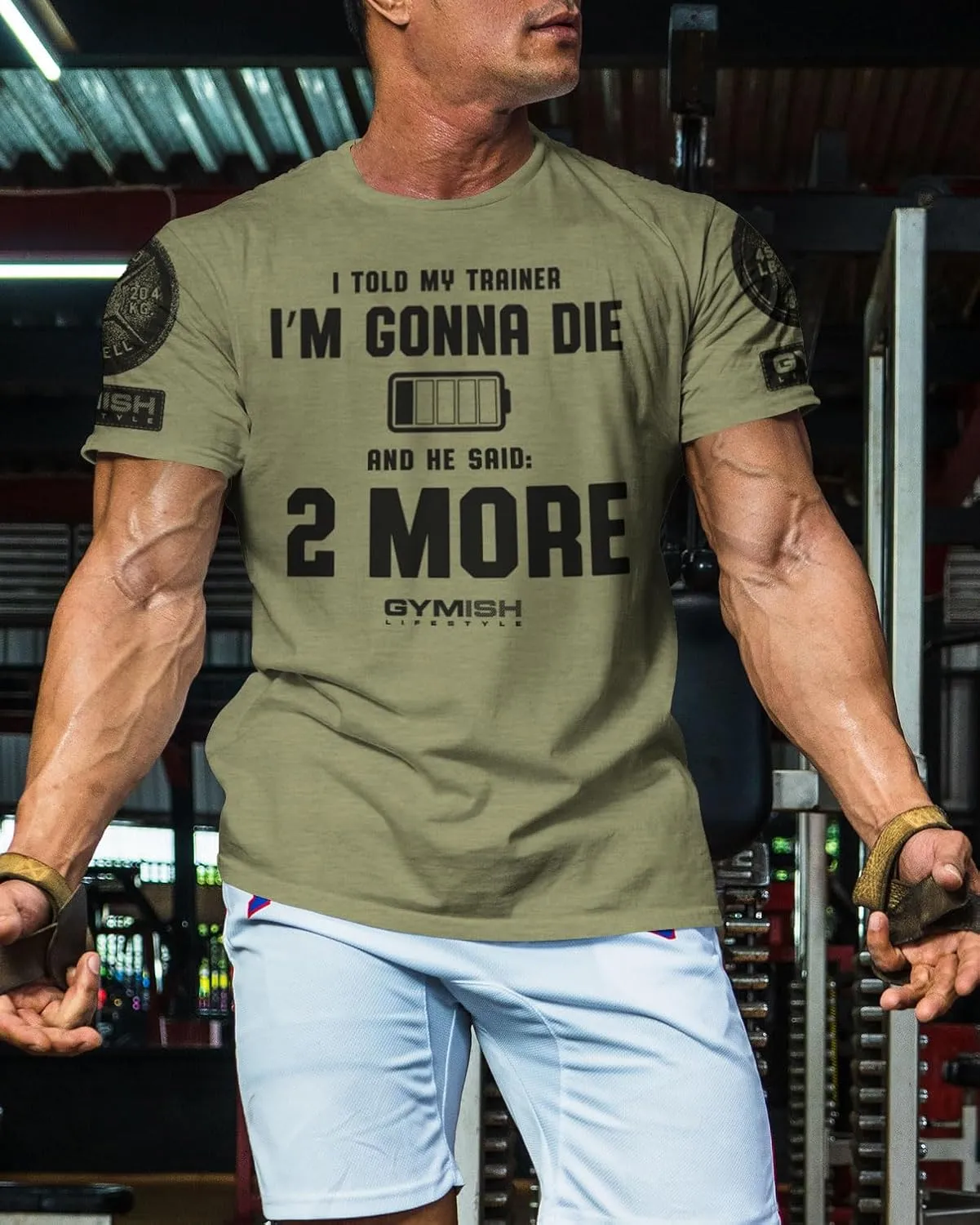 Gymish Lifestyle 2 More Workout Shirts for Men, Motivational T-Shirt for Gym