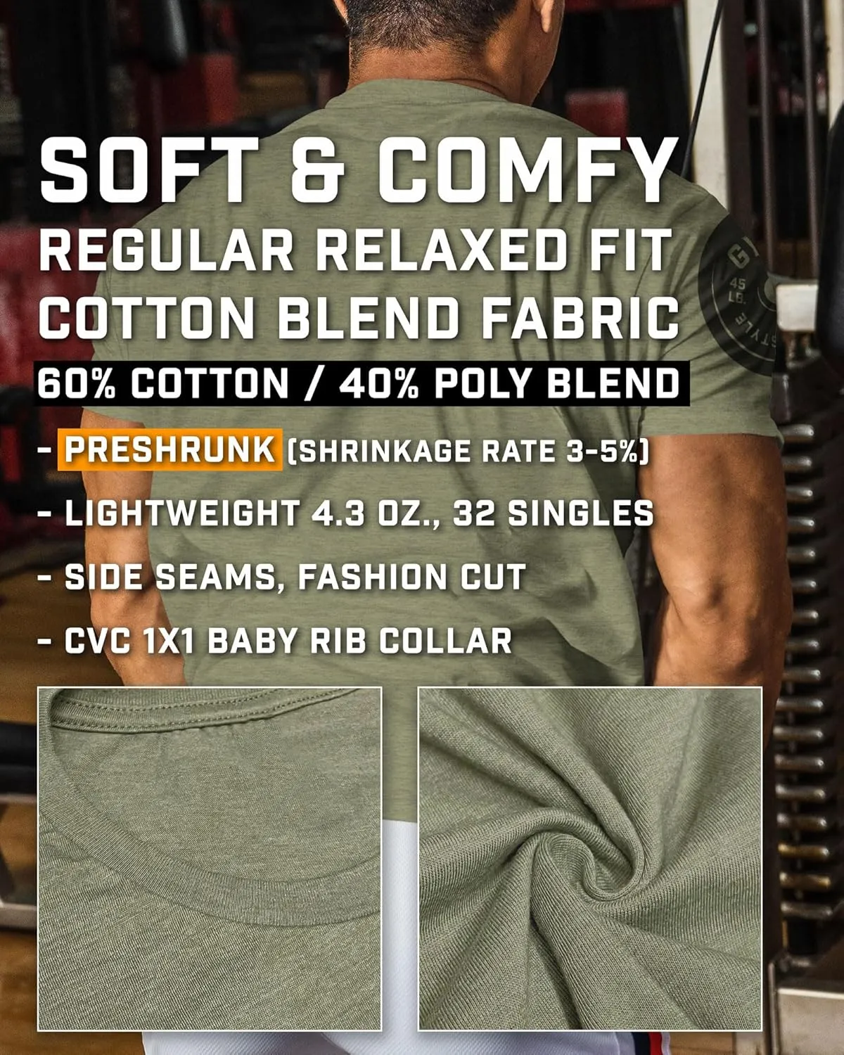 Gymish Lifestyle 2 More Workout Shirts for Men, Motivational T-Shirt for Gym