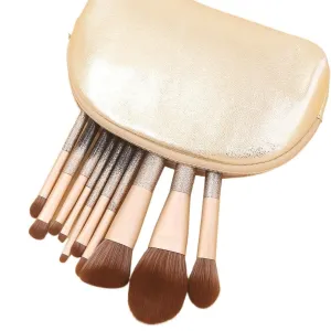 HBJWOV 10 piece makeup brush set super soft special set brush portable eye full set eye shadow brush