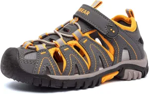 HOBIBEAR Boys Girls Sport Water Sandals Closed-Toe Outdoor(Toddler/Little Kid/Big Kid)