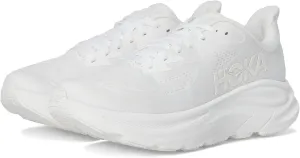 Hoka Women's Clifton 10 Sneaker, White/White, 11 Wide