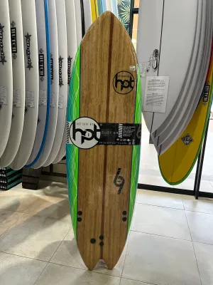 Hot 69 Soft Top 6.0ft Fish Surfboard