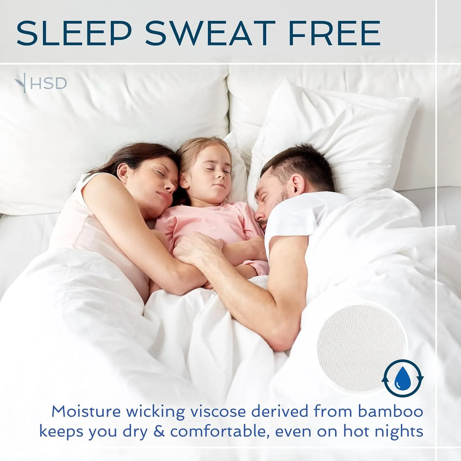 Hotel Sheets Direct 4 Piece Bed Sheet Set Queen Size, 100% Viscose Derived from Bamboo Sheets Set with 2 Pillowcases, Cooling & Breathable Luxury Bedding, Moisture-Wicking & Silky Soft Texture, Sand