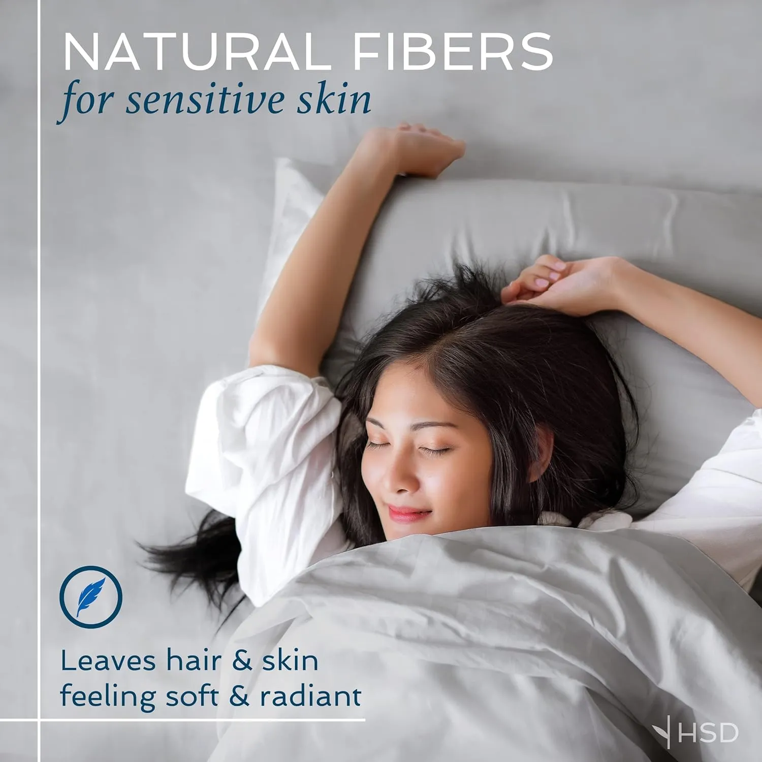 Hotel Sheets Direct 4 Piece Bed Sheet Set Queen Size, 100% Viscose Derived from Bamboo Sheets Set with 2 Pillowcases, Cooling & Breathable Luxury Bedding, Moisture-Wicking & Silky Soft Texture, Sand