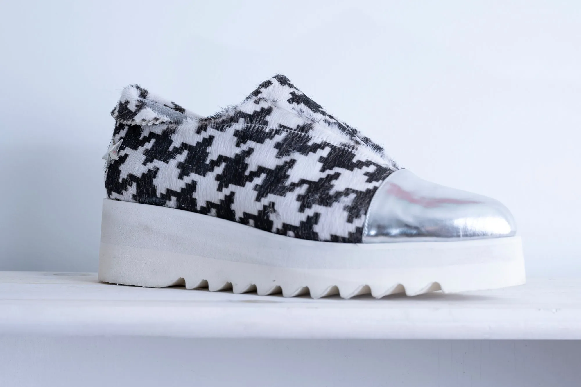 Houndstooth ✖️ Silver