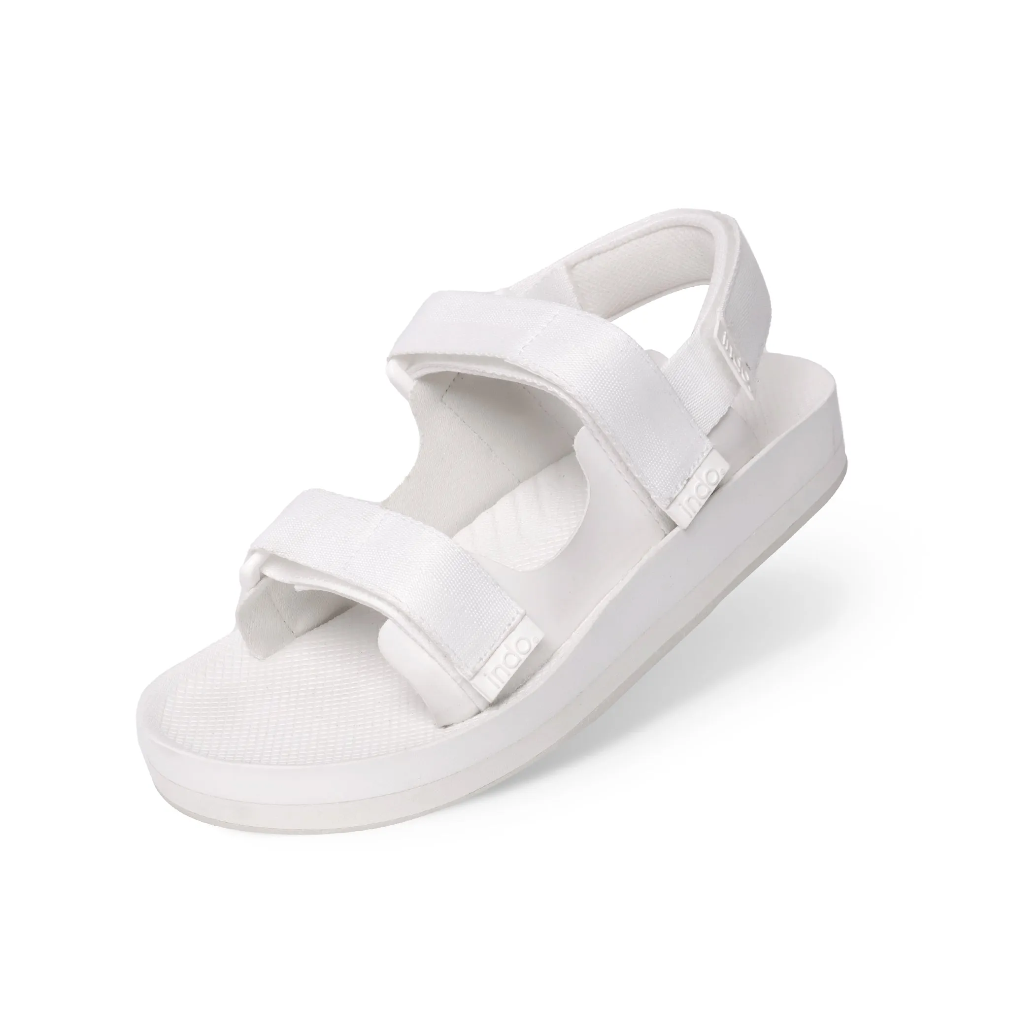 Indosole x Hijack Women’s Recycled Adventure Sandal - Sea Salt