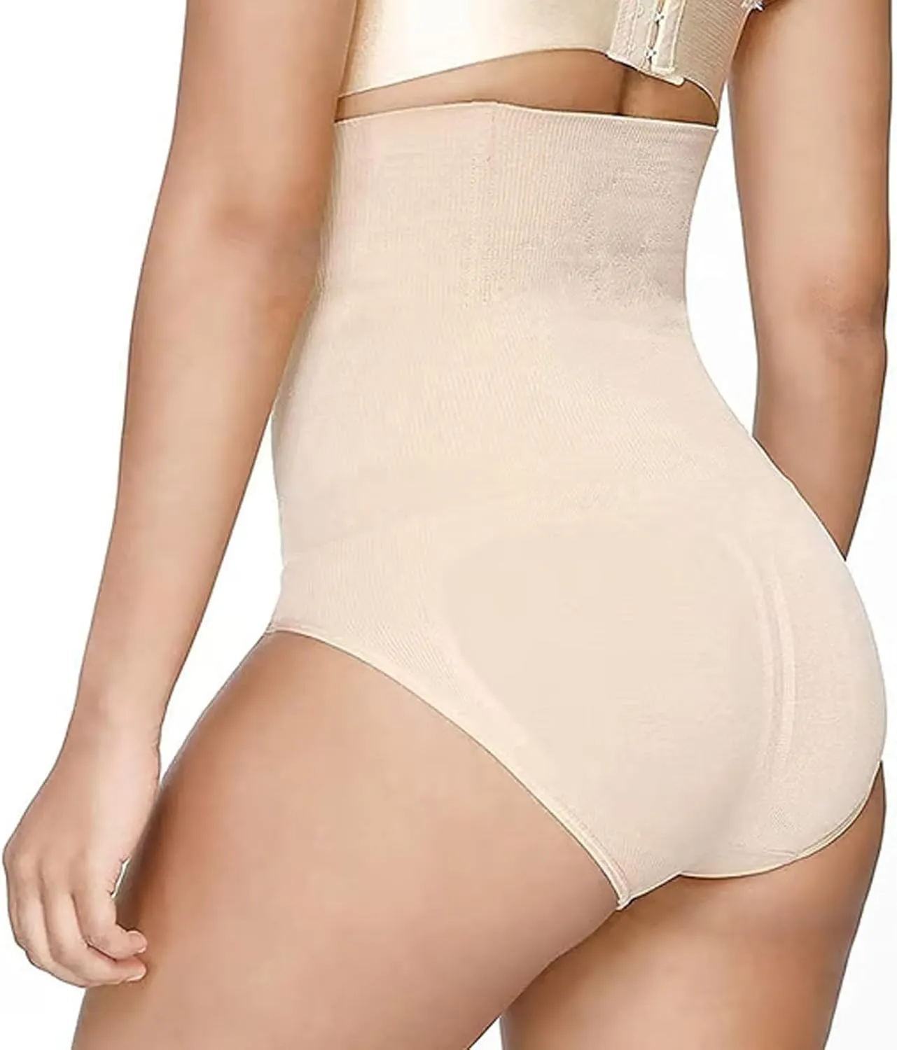 Intervally High Waist Tummy Control Shapewear Panties, Intervaley Tummy Control Strapless Trainer Briefs