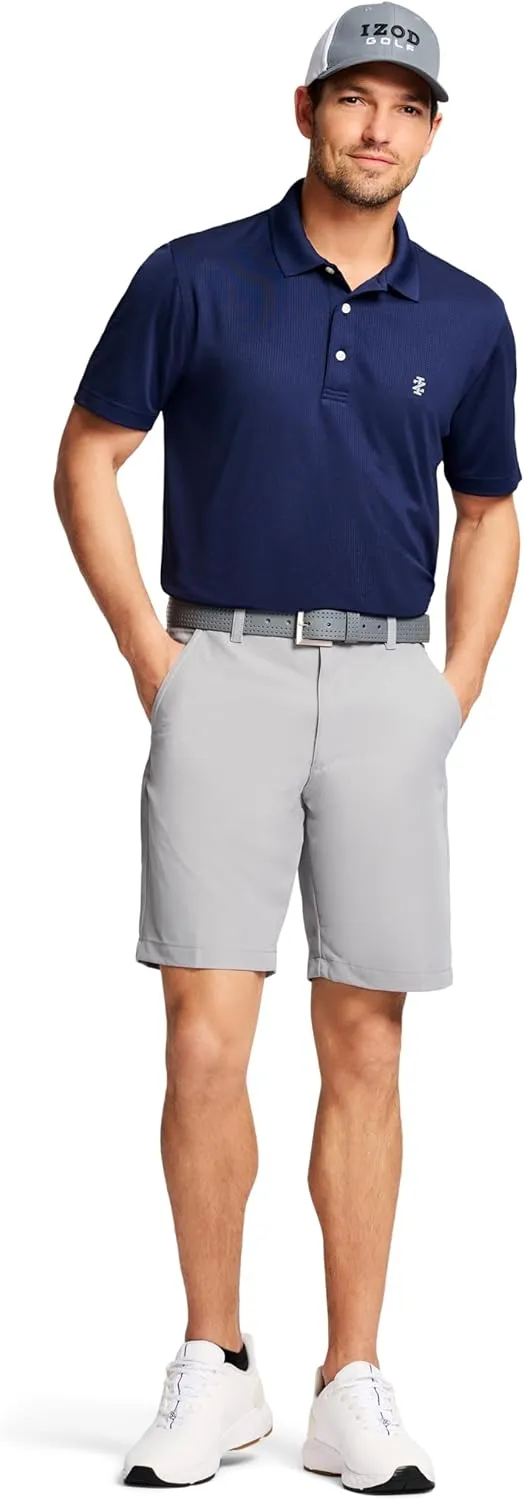 IZOD Men’s 9.5"Micro Poly Classic Fit Golf Short