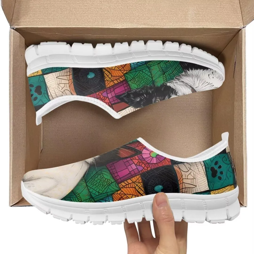 Jeiento Slip-On Loafers for Women Lightweight/Breathable Play Fashion Sneaker Casual Shoes Comfort Time Off Sneaker Dressy Shoes