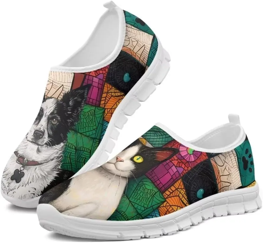 Jeiento Slip-On Loafers for Women Lightweight/Breathable Play Fashion Sneaker Casual Shoes Comfort Time Off Sneaker Dressy Shoes