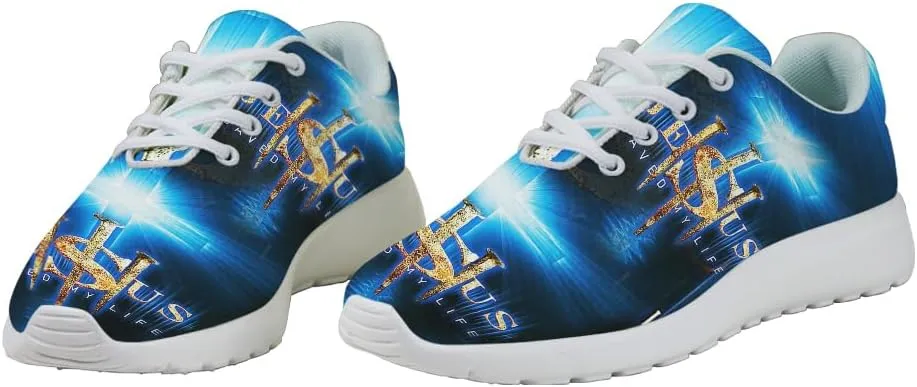 Jesus Saved My Life Shoes for Women Men Trail Running Casual Fashion Sneakers Slip-on Tennis Shoes