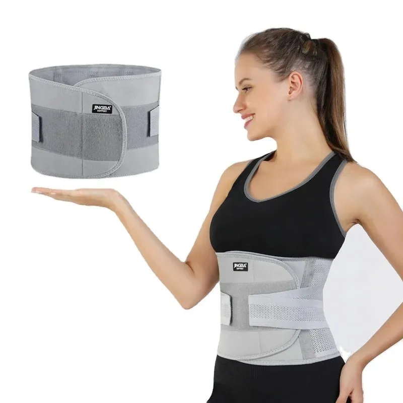 JINGBA Adjustable Waist Trimmer Belt with Dual Straps for Men and Women - Comfortable Support