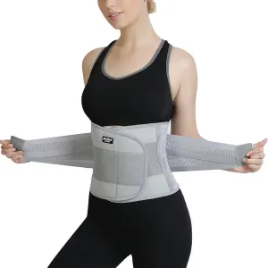 JINGBA Adjustable Waist Trimmer Belt with Dual Straps for Men and Women - Comfortable Support