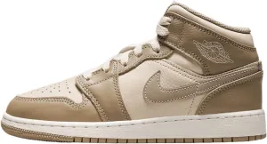 Jordan Big Kid's 1 Mid Legend LT Brown/Khaki-Phantom (HF4781 203) - 6.5