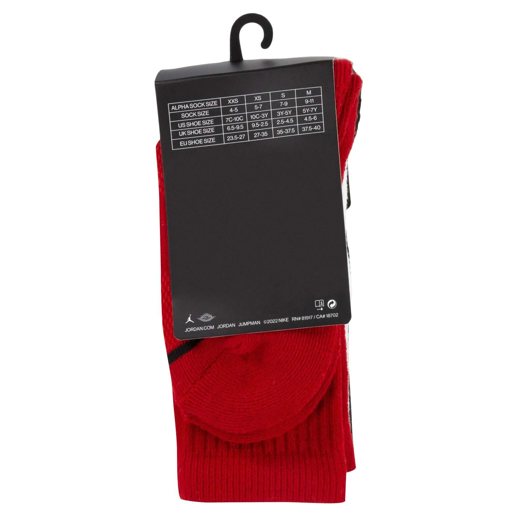 Junior's Jumpman Crew Socks (3 Pack)