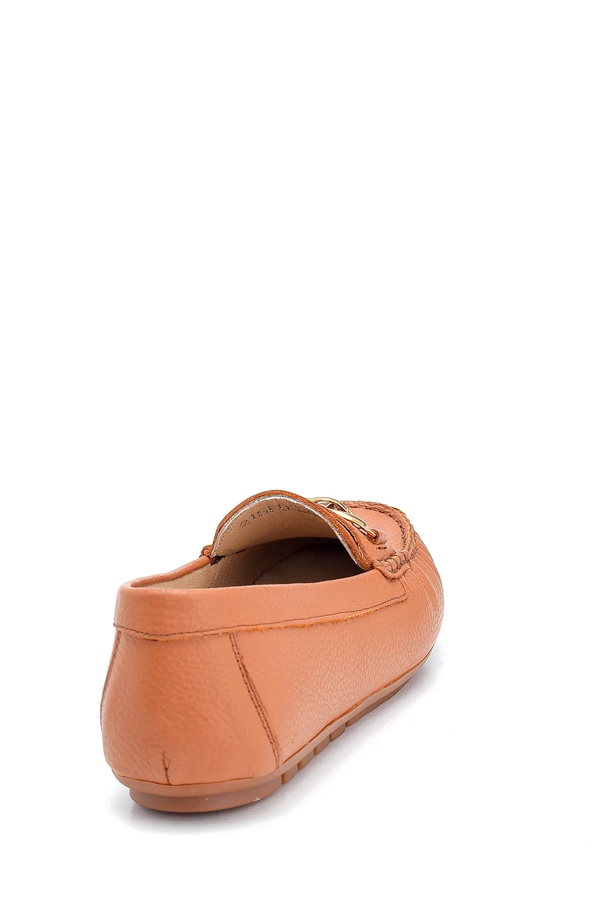 Kadın Deri Zincir Detaylı Loafer