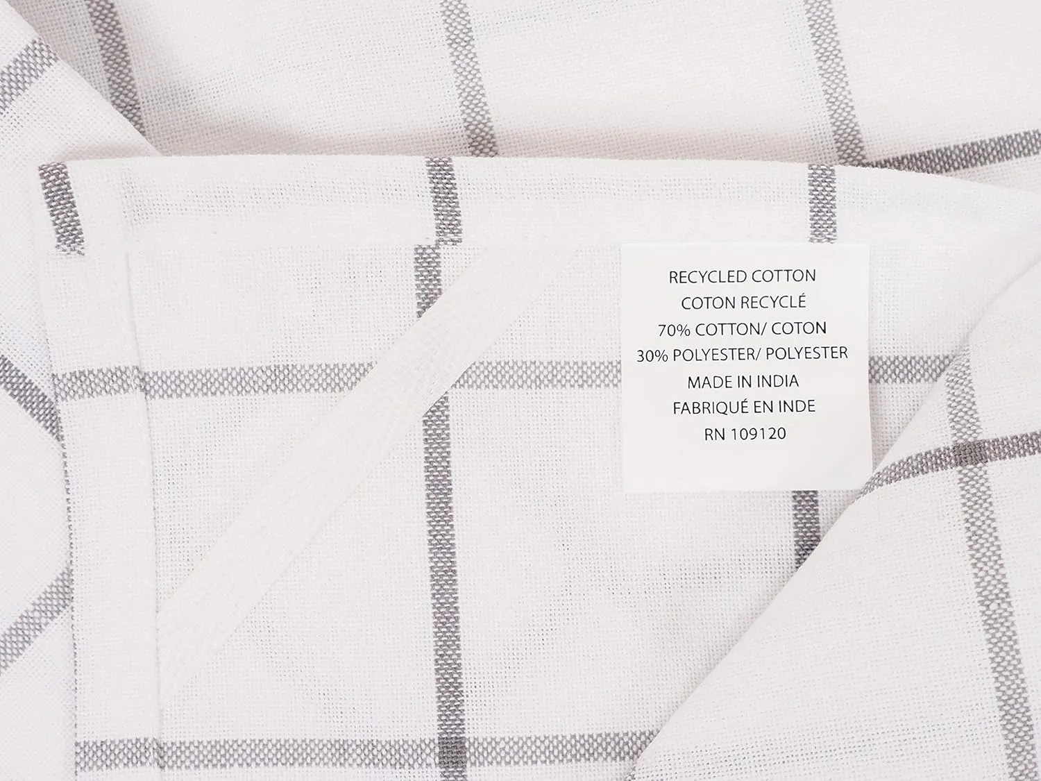 KAF Home Soho Kitchen Dish Towel Set of 10 | 18 x 28 Inch Tea Towels | Soft and Absorbent Mixed Set of Flat Towels (Gray)