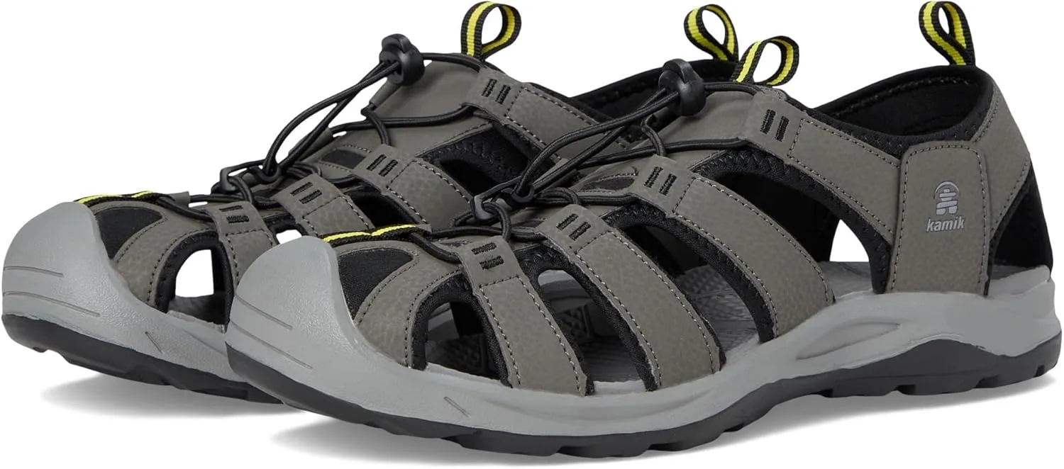 Kamik Men's ByronBay 2 Sandal, Grey, 9