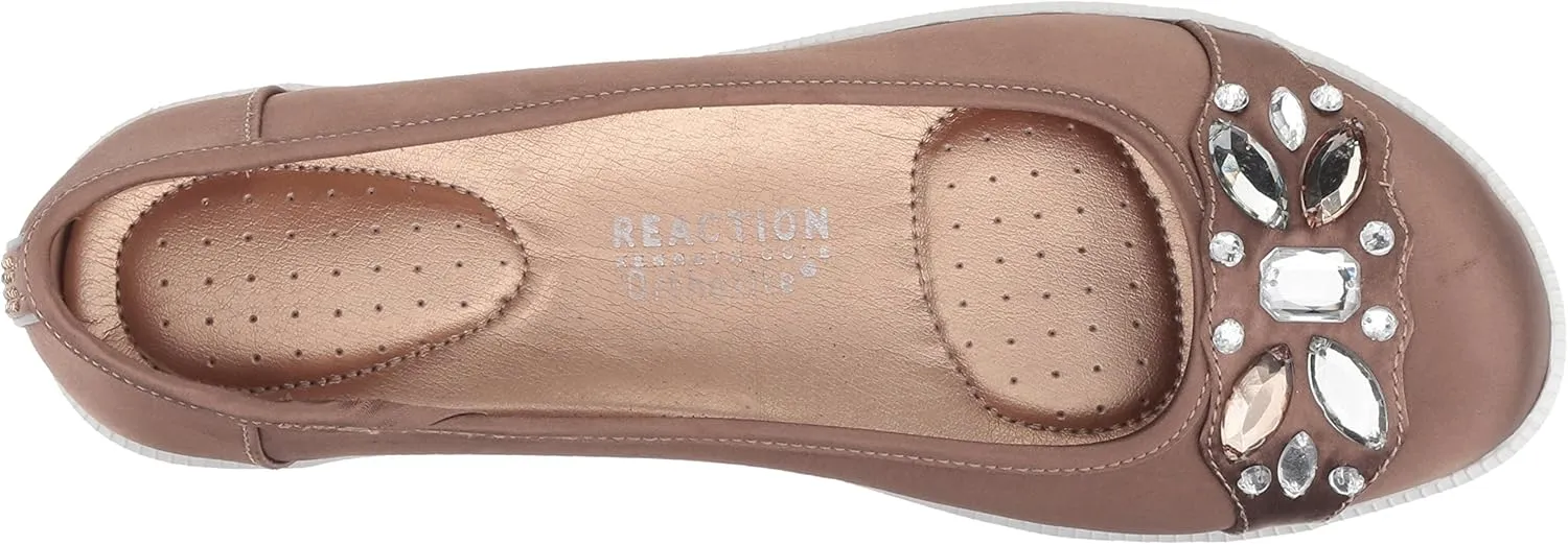 Kenneth Cole REACTION Women's Row-ing 2 Skimmer Flat with Jewels Ballet
