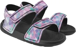Kids Sandals Summer Shoes Girls Slide Sandals Slip On Toddler Shoes Double Buckle Strap Open Toe EVA Slippers