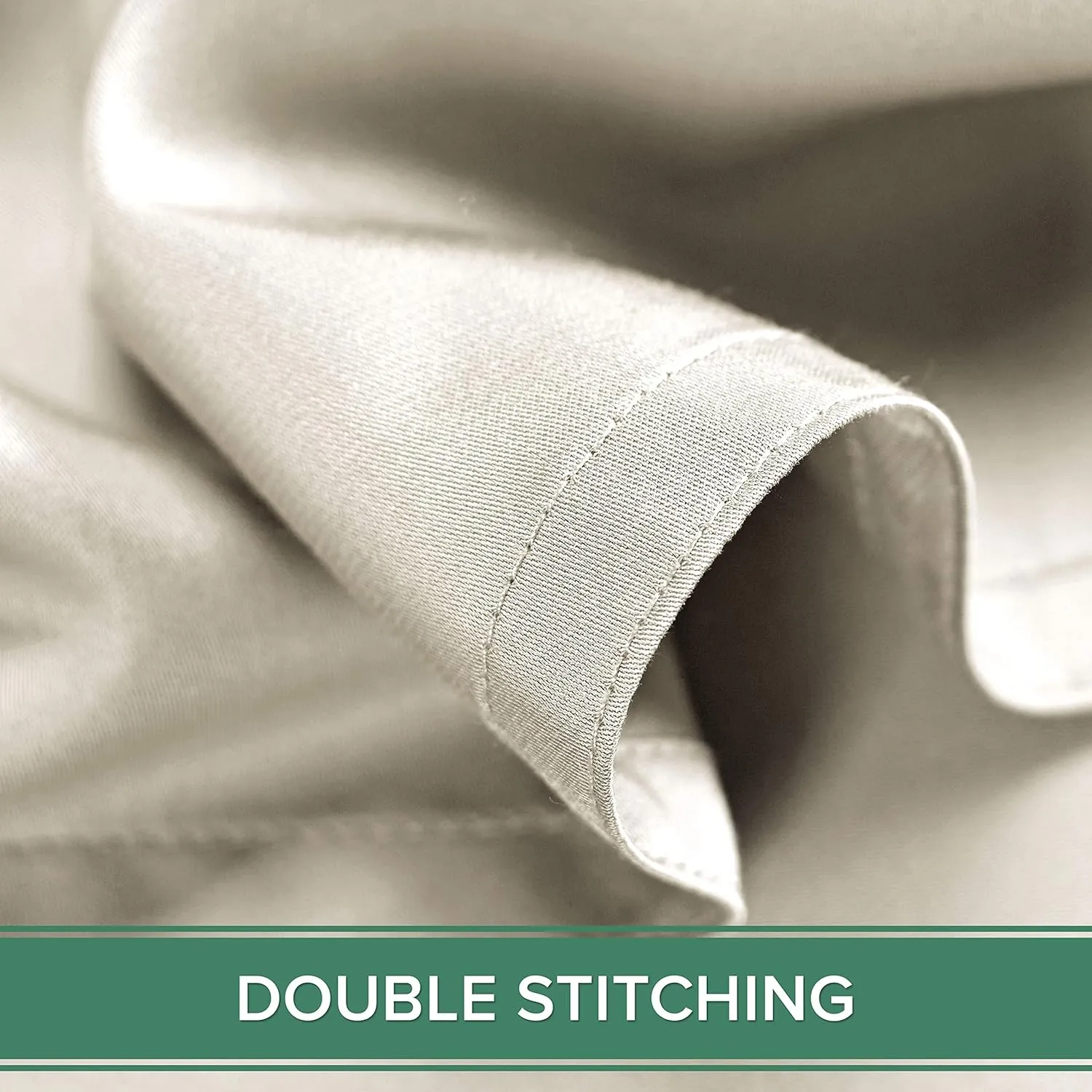 King Sheets by Pure Bamboo, Genuine 100% Organic Viscose Derived from Bamboo Bed Sheet Set, Luxuriously Soft & Cooling, Double Stitching, Lifetime Quality Promise (King, Ivory)