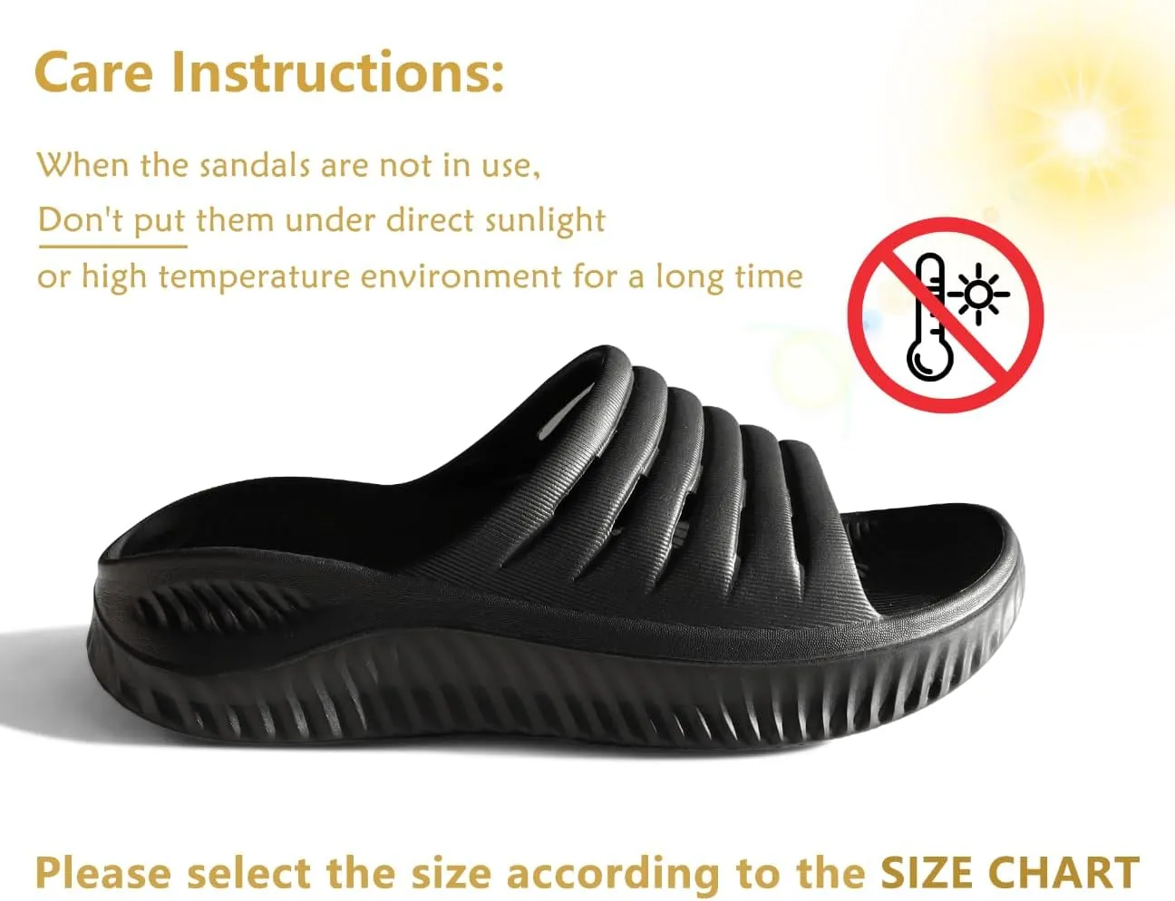 KuaiLu Womens Recovery Sandals With Comfortable Plantar Fasciitis Support,Ladies Orthotic Open Toe Sport Slides Thick Cushion Reduces Stress on Feet,Joints & Back Post-Exercise