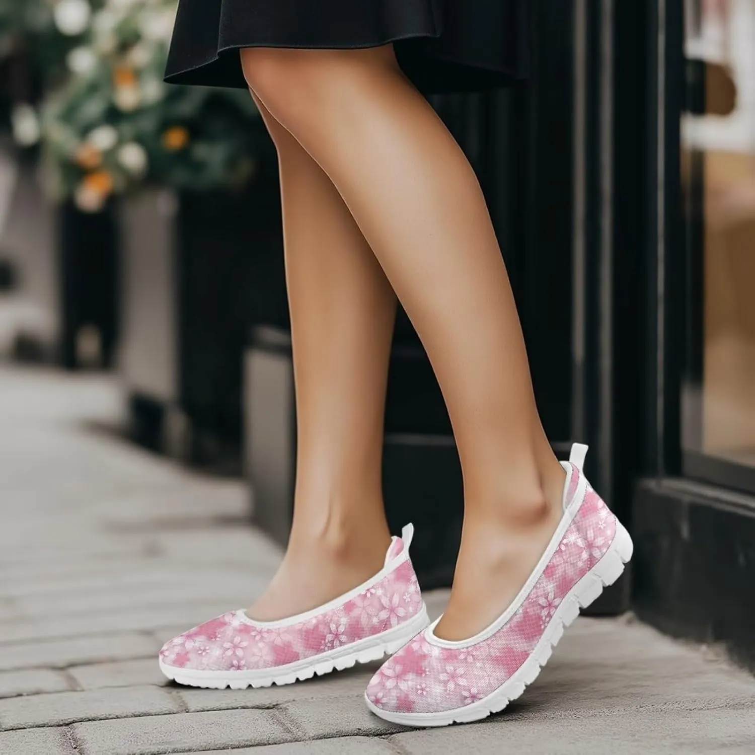 Ladies Slip on Loafer Shoes Womens Flats Dress Clothes Shoes Ballet Pregnant Walking Work Casual Comfortable