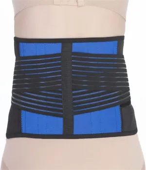 Lumbar Brace Slimming Shapers Belt Back Support Belt Waist Trainer Belt for Men Women Weight Loss Fitness Fat Burner Workout with Dual Adjustment Belt Support (Color : Black, Size : M/Medium)