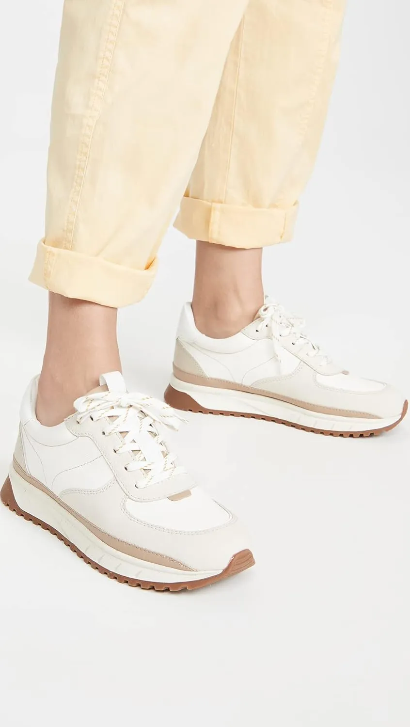 Madewell Women's Kickoff Trainer Sneakers in Neutral Colorblock Leather