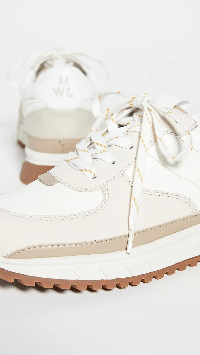 Madewell Women's Kickoff Trainer Sneakers in Neutral Colorblock Leather