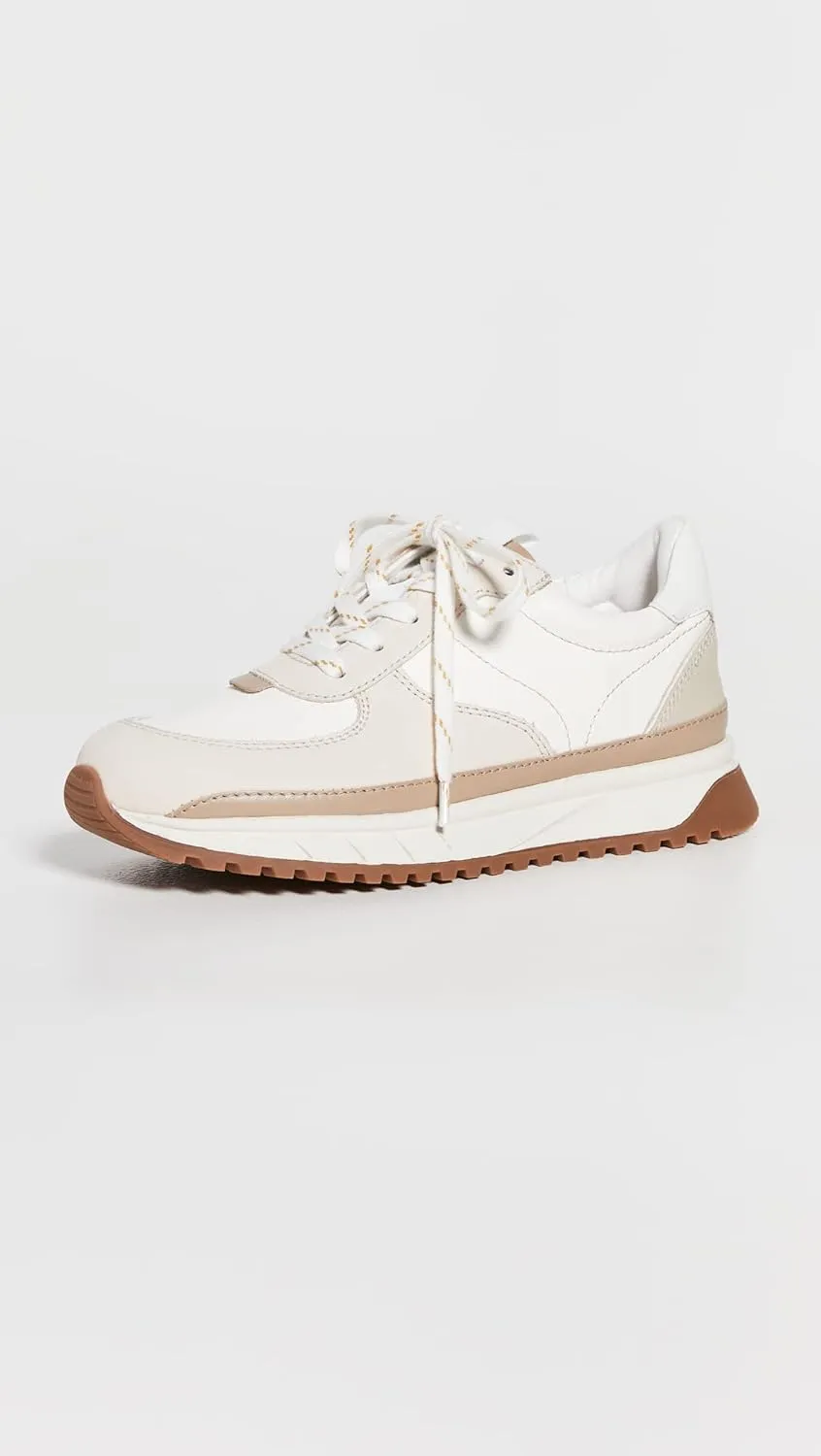 Madewell Women's Kickoff Trainer Sneakers in Neutral Colorblock Leather