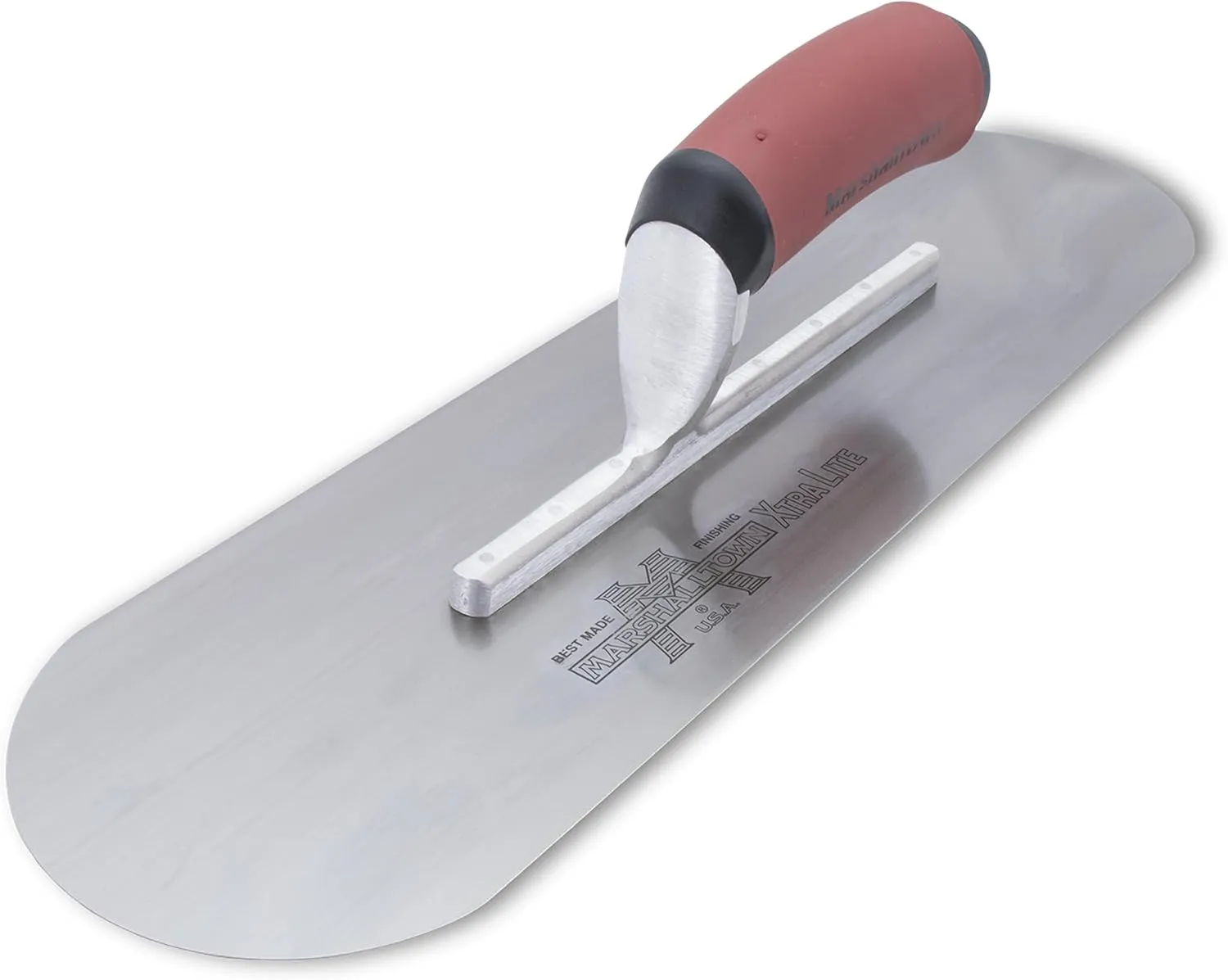 MARSHALLTOWN Pool Trowel, 16 x 4 1/2 inches, Concrete, DuraSoft Handle, XtraLite Mount, Made in the USA SP16SD