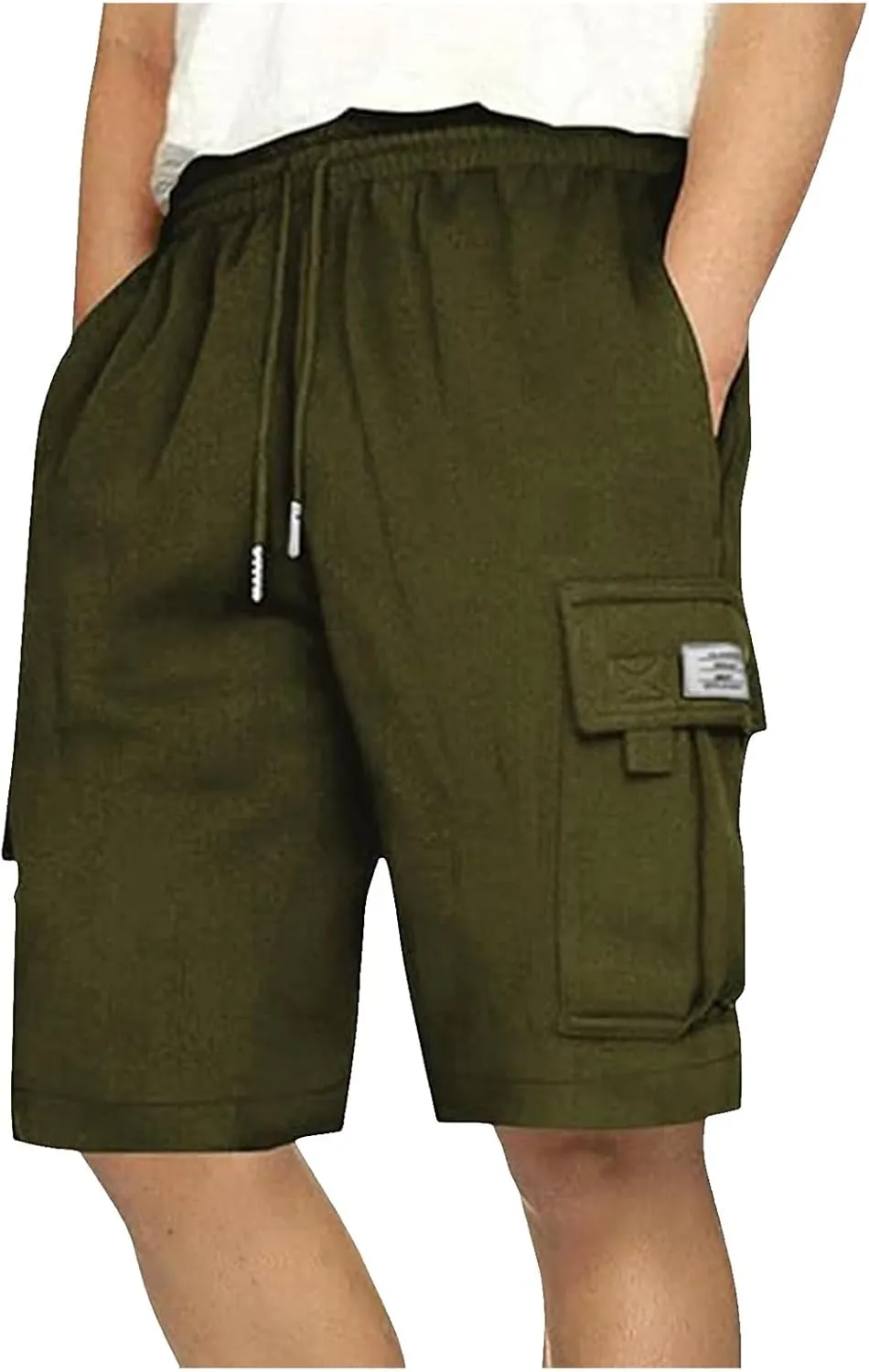 Men Jogging Bottoms Pants Casual Breathable Joggers Outdoor Sweatpants Elasticated Waist Cargo Pant