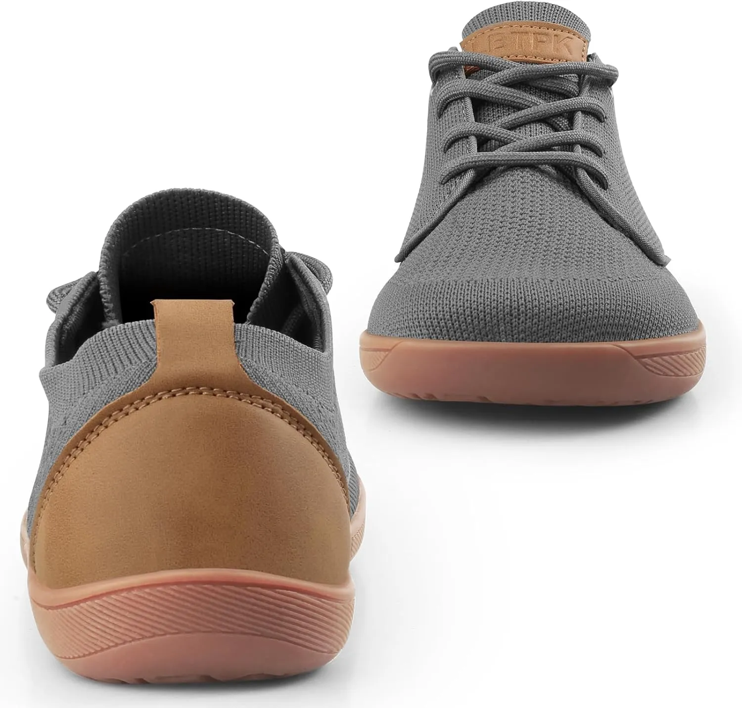 Men's Barefoot Shoes Minimalist Slip on Cross-Trainer Shoes Wide Toe Walking Shoes Zero Drop Sole Trail Running Sneakers Gym Workout Casual