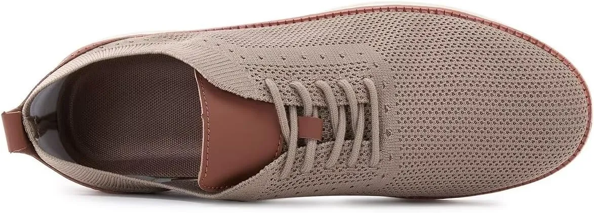 Men's Casual Dress Sneakers Oxfords Business Mesh Breathable Walking Shoes Comfortable
