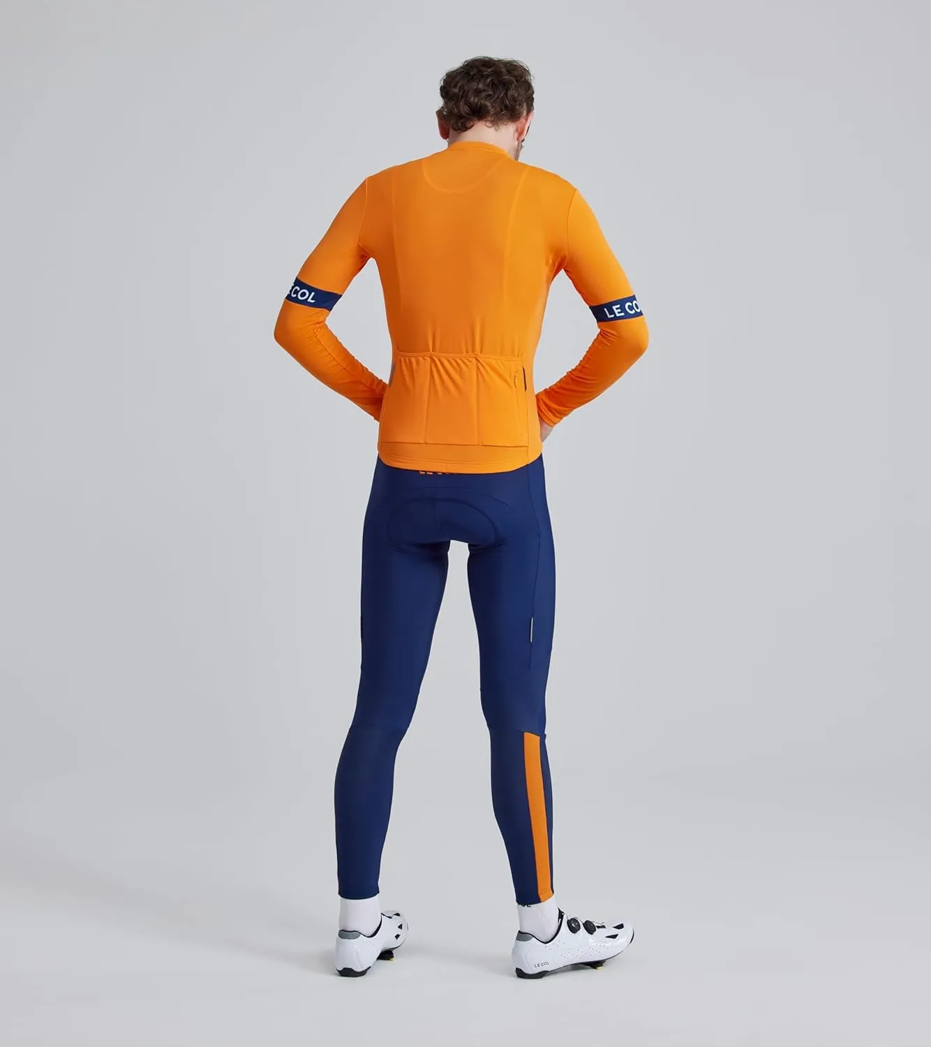 Men’s Sport Long Sleeve Jersey | Zip Closure Cycling Shirt | Rear Pockets, Sustainable Construction, Relaxed Fit