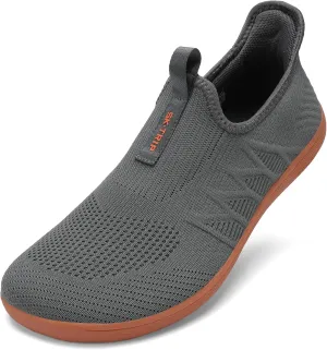 Men's Wide Slip On Minimalist Barefoot Walking Shoes Cross-Trainer Sneaker Lightweight Breathable Trail Running